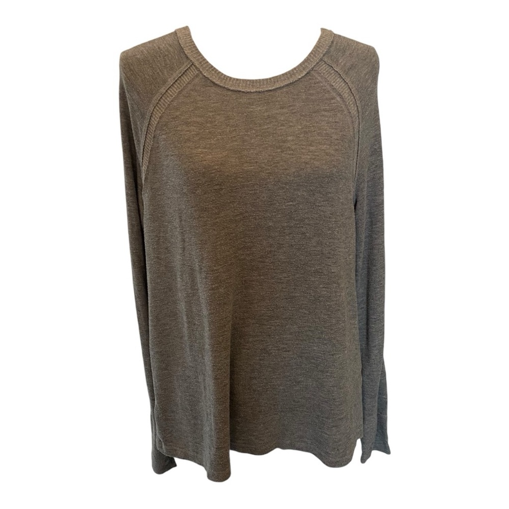 Michael Stars distressed crew neck sweater